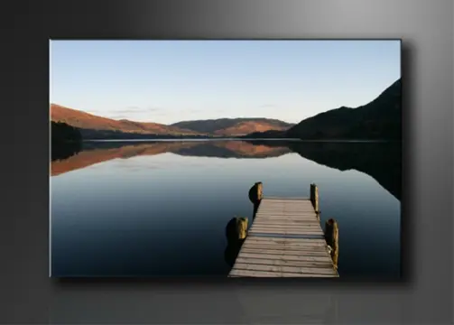Nieuw canvas schilderij Easy Lake 120 x 80 cm
