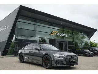 Audi A8 60 TFSIe 462pk S-Line Quattro Panoramdak *BTW* B&O *SOH 100%* 4-Wielsturing RS stoelen Lucht