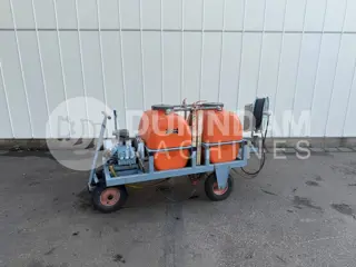 Empas 37-55-2x200E spuitwagen met geveerde haspel