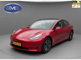 Tesla Model 3 Long Range AWD 75 kWh, panoramadak, leder, nieuwstaat! Origineel NL auto met nap
