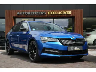 Skoda Superb Combi 1.4 iV Sportline Panoramadak Canton 360 Camera Keyless Dab+ Side Assist Leder Alc