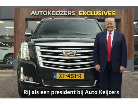 Cadillac Escalade 6.2 V8 Platinum Schuifdak Adapt. Cruise Massage Stoelvent. BOSE Multimedia Trekhaa