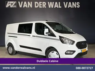 Ford Transit Custom 2.0 TDCI 131pk Automaat L2H1 Dubbele cabine Euro6 Airco | 6-Zits | Camera | Navi