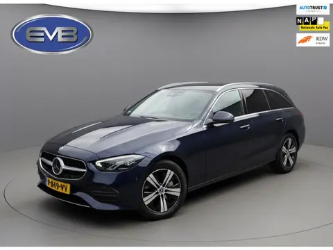 Mercedes-Benz C-klasse Estate 300 e Luxury Line, vol leder, elect bedienbare trekhaak, sfeerverl. 1 