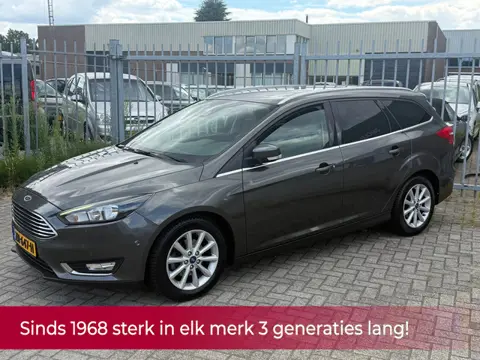 Ford Focus Wagon 1.0 Titanium D-riem nieuw! Navi l Cruise l Stoel&stuurverwarming l Keyless l Parkee