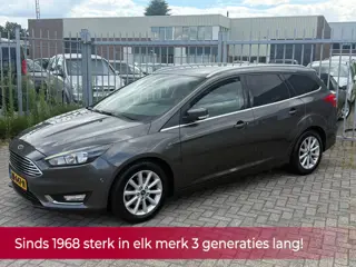 Ford Focus Wagon 1.0 Titanium D-riem nieuw! Navi l Cruise l Stoel&stuurverwarming l Keyless l Parkee