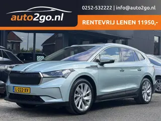 Škoda Enyaq iV 80 First Edition SOH 90% PANODAK VOL-LEDER DIGI-DASH APPLE CARPLAY NAVI LED LMV PDC