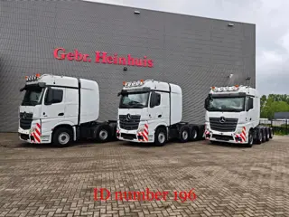 Mercedes-Benz Actros 4163 8x4/10x4 Titan Andockachse 180 Ton 3 Pieces!