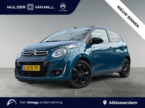 Citroen C1 Airscape Shine 1.0 e-VTi 72pk | CABRIODAK ZWART | CAMERA | CLIMA | NAVI | LM-VELGEN 'BLAC