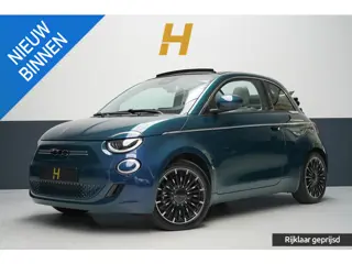 Fiat 500 C La Prima 42 kWh | SoH 96,8% | Leder | Lm velgen | Navigatie | Carplay | Stoelverwarming