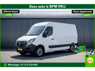 Opel Movano **2.3 CDTI L2H2 | 136 PK | 3-Zits | 1e Eigenaar | Cruise | Airco**