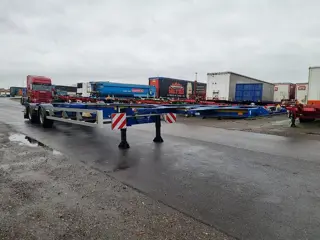 Van Hool A2C001 - container- CHASSIS-55 foot plus 2 X 20 FOOT -ADR- BPW DISC- 2 pieces financiering 