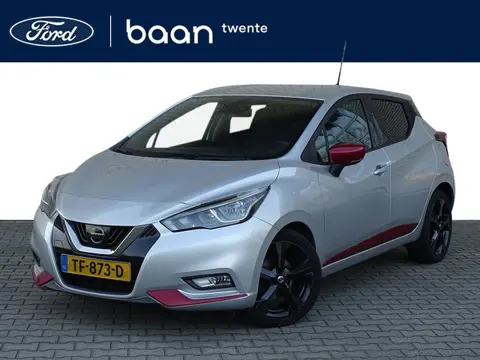 Nissan Micra 0.9 IG-T N-Connecta | N-Line | Silver met rood accenten | Camera | Pdc | Navigatie | Pr