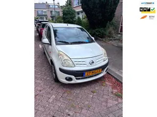 Nissan Pixo 1.0 Acenta/ZUINIG/weinig-km 65000/NAP/airco/nw-APK/elektriche-ramen/2 sleutels/dealer-on
