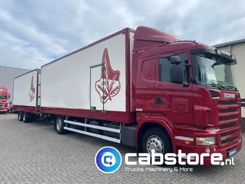 Scania R310 DB4X2MNA CR19 Bakwagen + Gleich Middenasaanhanger - Doorlaad combi - Bouwjaar 2006 -  AP