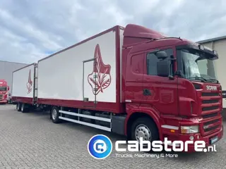Scania R310 DB4X2MNA CR19 Bakwagen + Gleich Middenasaanhanger - Doorlaad combi - Bouwjaar 2006 -  AP