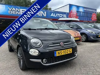 Fiat 500C 0.9 TwinAir Turbo Lounge 1e eig BTW Cabrio Navi Mooi Velgen 6 mnd Garantie