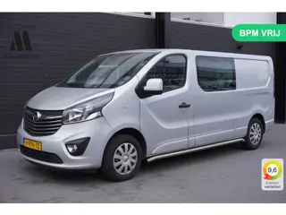 Opel Vivaro 1.6 CDTI 125PK L2 Dubbele Cabine EURO 6 - Airco - Navi - Cruise - € 11.950,- Excl.