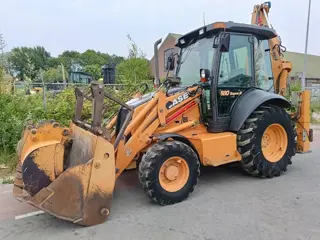 Case 580 SR backhoe loader graaf laad combinatie MARGE