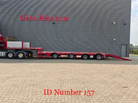 Broshuis 4 SLA-18-48 5.4 Meter extandable 12 Tons SL axles Ramps 2 Liftaxles!