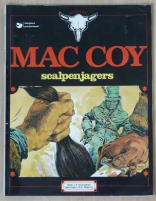 Strip Boek: MAC COY, scalpenjagers - deel 7, 1984.