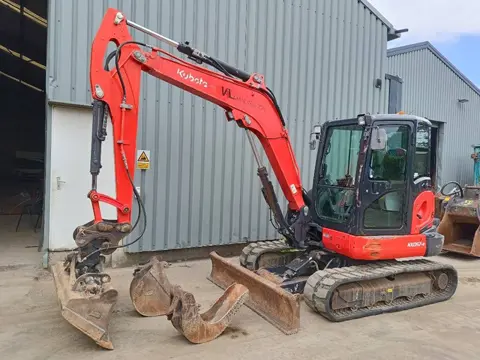 Kubota KX 057-4 5,7 ton mini graver midi excavator bagger