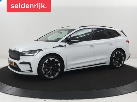 Skoda Enyaq iV 80 Sportline | SOH 88% | Leder/alcantara | Stuur/stoel verwarming | Adaptive cruise |