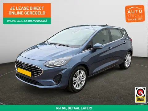 Ford Fiesta 1.0 EcoBoost 124pk Hybrid Titanium- Carplay, Android Auto, Lane Assist, Trafic Sign, Xen