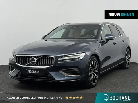 Volvo V60 2.0 T6 Plug-in hybrid AWD Plus Bright | Trekhaak | Leder | Camera |