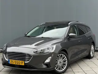 Ford FOCUS Wagon BWJ 2019 | 1.0T 126PK Titanium Bus AUTOMAAT | TREKHAAK | PANO DAK | LEER | LED | NA