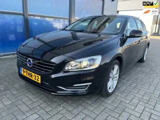 Volvo V60 2.4 D6 AWD Plug-In Hybrid Summum - bruin leder