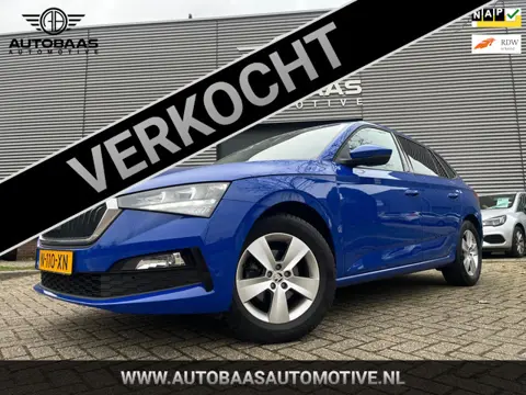 Skoda Scala 1.0 TSI Ambition AUTOMAAT ** APK 02-2028 ** +NL AUTO+1EIG+NAP+TREKHAAK+AIRCO+NAVIGATIE A