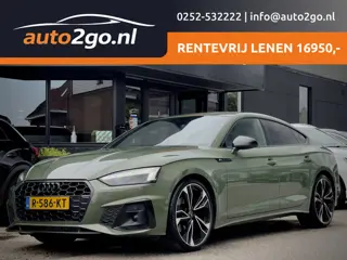 Audi A5 Sportback 35 TFSI AUT7 3X S-LINE EDITION NAVI DIGI-DASH APPLE-CARPLAY LED LMV-20INCHE  PDC