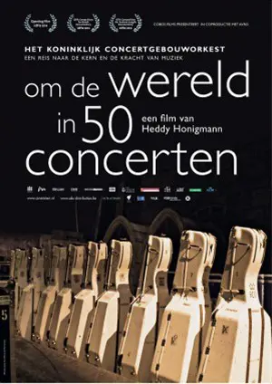 OM DE WERELD IN 50 CONCERTEN filmposter.