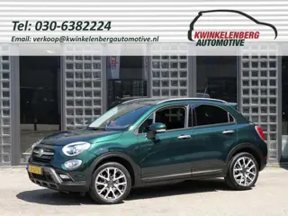 Fiat 500 X 1.4 Turbo MultiAir Lounge 140pk / Navigatie / 18inch LM / Privacy Glass / Lederen Interie