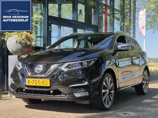 Nissan Qashqai 1.3 DIG-T Tekna + AUTOMAAT | Panoramadak | Trekhaak | Leer | Navigatie | Cruise Contr