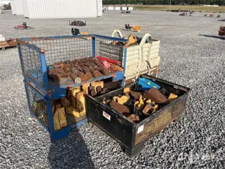 QUANTITY of (3) Pallets of Box with Bucket Teeth (bj 2023)