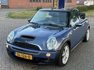 Mini Cabrio 1.6 Cooper S Automaat ECC Audio/CD Leder PDC LMV 17" TCS Sportstoelen ABS Cruisecontrol 