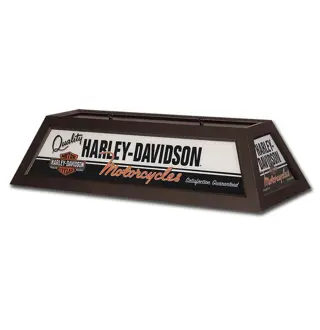 Harley-Davidson Quality Motorcycles Billiard Lamp - Brown