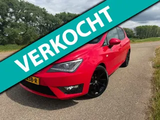 Seat Ibiza 1.0 EcoTSI FR Connect clima 5 drs 94678 km nap bj 2016 zeer mooi.