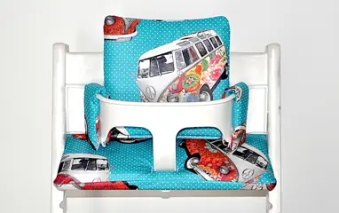 VW retro kussenset voor stokke tripp trapp stoel