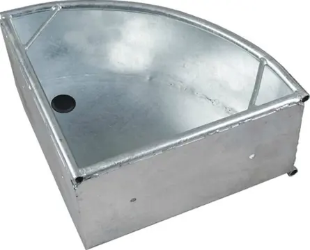 Voerbakken paarden gegalvaniseerd