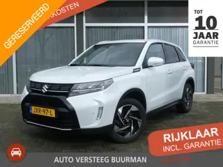 Suzuki Vitara 1.5 Hybrid Style Automaat Panorama dak, Pearl White, Carplay, Android Auto, Navi, Came