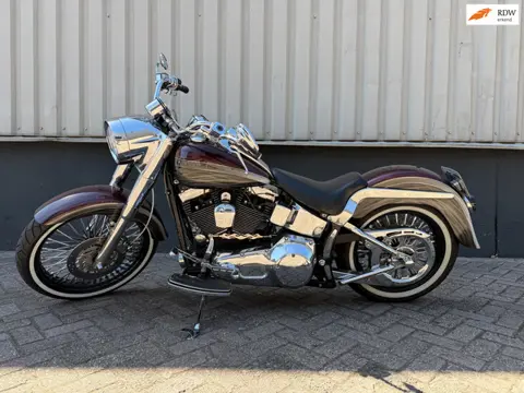 Harley Davidson FAT BOY FLSTFI compleet verbouwd zeer veel extra's