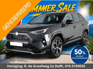 Toyota RAV4 2.5 Plug-in Hybrid AWD Bi-Tone Plus | 1500 KG trekgewicht | JBL Audio | Stoelverwarming 
