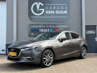 Mazda 3 2.0 SkyActiv-G 120PK Navi,Clima,Cruise,Isofix,ElektrRamen+Spiegels,Stoel+StuurVerwarming,Cam