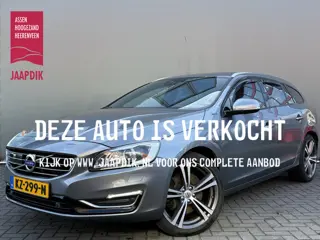 Volvo V60 BWJ 2016 2.4 D5 164 PK Twin Engine R-Design AUTOMAAT | FULL LED | LEDER | STOELVERW. | ELE