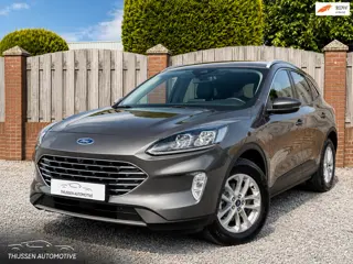 Ford Kuga 2.5 PHEV Titanium X HALF LEER E-STOELEN P-CAMERA STOELVERWARMING STUURVERWARMING ECC NAVI