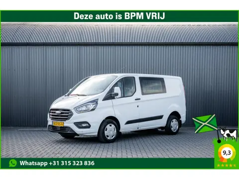 Ford Transit Custom 2.0 EcoBlue L1H1 | DC 6-Zits | LED | Cruise | PDC | Airco | Trekhaak
