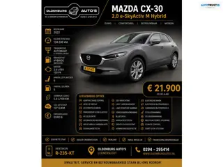 Mazda CX-30 2.0 e-SkyActiv M Hybrid